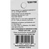Ceiling Fan Fitter Screws, Chrome/Black, 12-Pack