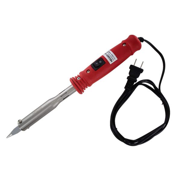 MIYAKO 100 Watt Soldering Iron with High-Performance Ceramic Heater, Heavy Duty Pencil Style Welder with Plastic Handle, Replaceable Tip and Power Switch (74B8100)