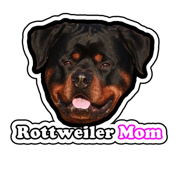 Rottweiler Mom Dog Animal Car Vinyl Decal Sticker Digital Printed Mod092