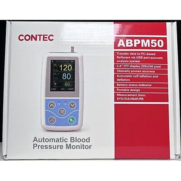 CONTEC Ambulatory Blood Pressure Monitor+USB ABPM50