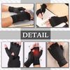CHROME CRANE TB015 Men's Gloves, Fingerless, Computer, Compression Supporter, Tablet