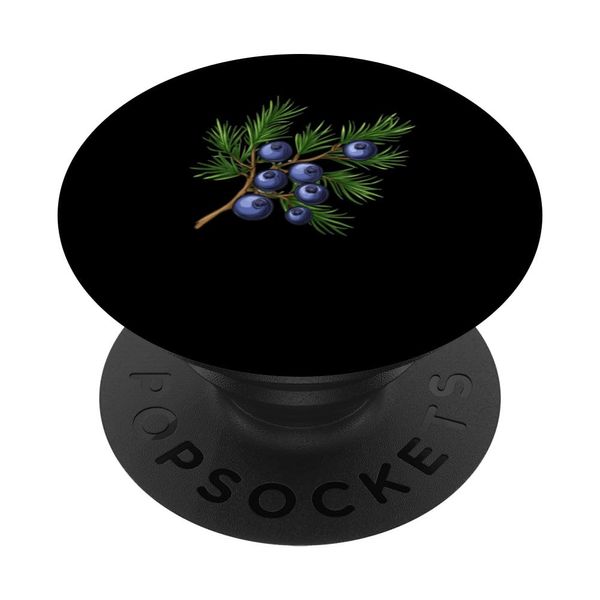 Juniper Berry Caricature PopSockets Adhesive PopGrip