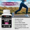 Magnesium Supplement 5-in-1- Complex 420mg & Vitamin B6,Sleep and Brain Support