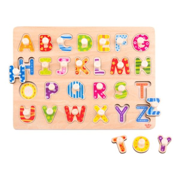 Tooky Toy's Wooden 27 Piece Alphabet Puzzle