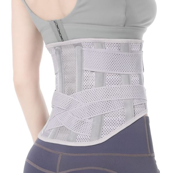 EGJoey Breathable Back Brace for Lower Back Pain Women and Men - Back Support Belt for Women, Relieve Lower Back Pain and Improve Posture with Comfort, Back Pain Relief Products, Posture Corrector