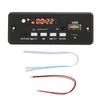 ciciglow USB MP3 Decoder Board, 12V Car Stereo Bluetooth Recording Module with 2x5W Power Amplifier Built‑in FM Radio and Memory Function(black)