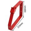 Spares2go Complete Ladder Security Chain Kit with Wall Brackets Locking Bar Padlock Set (Pack of 2)