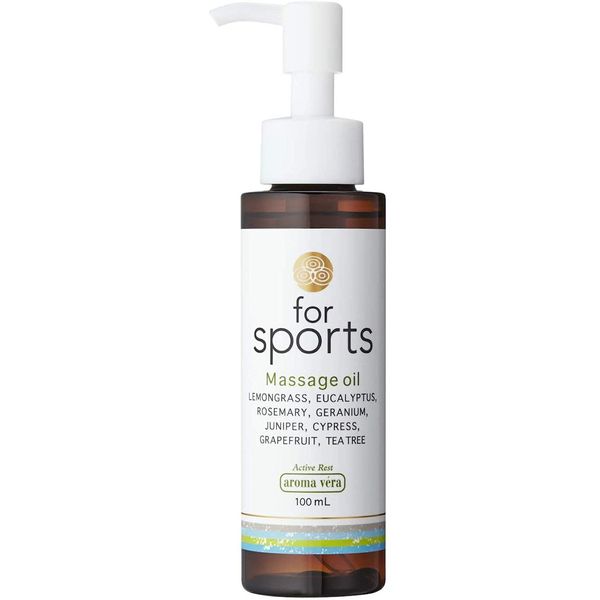 Aromavera Massage Oil for Sports, 3.4 fl oz (100 ml)