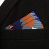 shlax&wing Men's Pocket Squre 12.6 32cm Checkered , Multicoloured, L