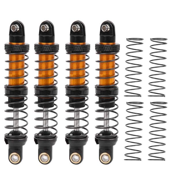 RC Shock Struts Damper, Oil Suspension Shock Struts Damper RC Car Metal Shock Absorber Compatible with Tamiya CC01(80mm) Model Car Accessories