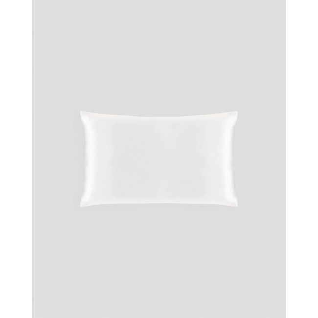 Silvon 100% Mulberry Silk Pillowcase | Keeps Skin and Hair Hydrated, Prevents Aging | Silver Infused for Cozier Nights | Soft and Cooling (Standard)