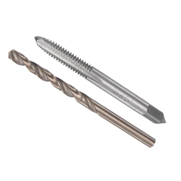 CoCud Tap and Drill Bit Set 1/4-20 UNC 2B Tap Thread 5.1mm Drill Device Kit - (for Threading Listening Repair) 1 Set