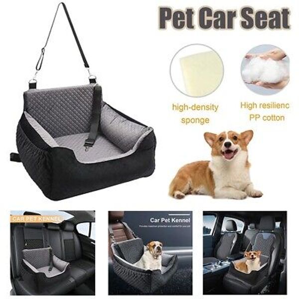 Folding Reinforced Pet Dog Car Booster Seat Travel Carrier for Small Medium Dog