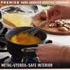 Calphalon Hard Anodized Nonstick 3.5 Quart Saucepan with Lid, Black