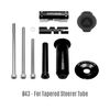 Granite Stash Multi-Tool Kit - Compact Bike Tools Stored Inside Steerer Tube, Tapered Steerer Model (Black)