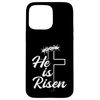 iPhone 15 Pro Max He Is Risen Jesus Christ Catholic Pastor Easter Sunday Case