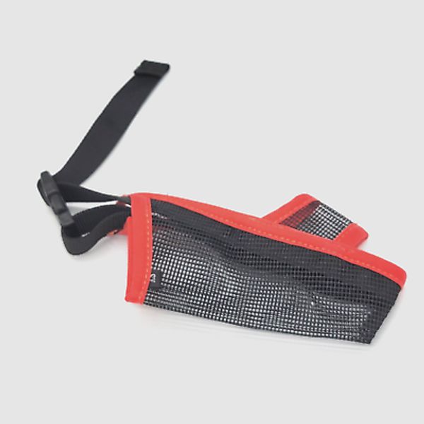 Pet Dog Muzzle Anti-lick/Biting Chewing Licking Mouth Cover Nylon Mesh Mask XS