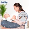 Breastfeeding/Nursing Pillow - Blue Stars