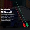 Beaded Pull Tight Security Seals - Adjustable, UV Resistant, High-Density Polyethylene Seals for Secure Locking - 9" Length, 100-Pack, Blue