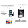Infusion Nebraska U.S. State/Territory Self-Inking, 1.25 X 2 Inch Rubber Stamp