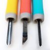 Road Cutlery Rubber Han Chisel Set, Set of 3, S Set with Cap