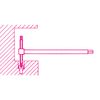 Beta 951, 4 mm T-Bar, Male 4 mm Hex
