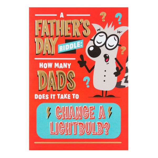 Hallmark Dad Father's Day Card 'Riddle' - Medium