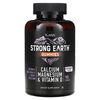 Strong Earth Gummies, Calcium Magnesium & Vitamin D, Raspberry, 90 Gummies