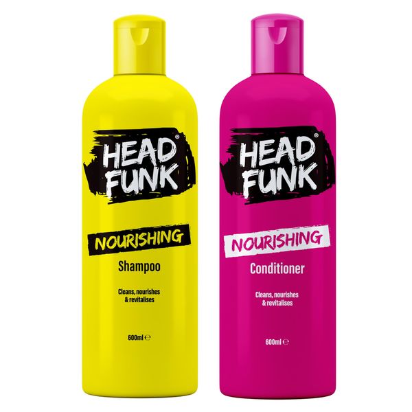 Multipack -Head Funk Hair Products - Choose from Colour Revive - Smoothing & Moisturizing - Recover & Repair -Nourishing - Shampoo and Conditioner (Nourishing, Shampoo & Conditioner)