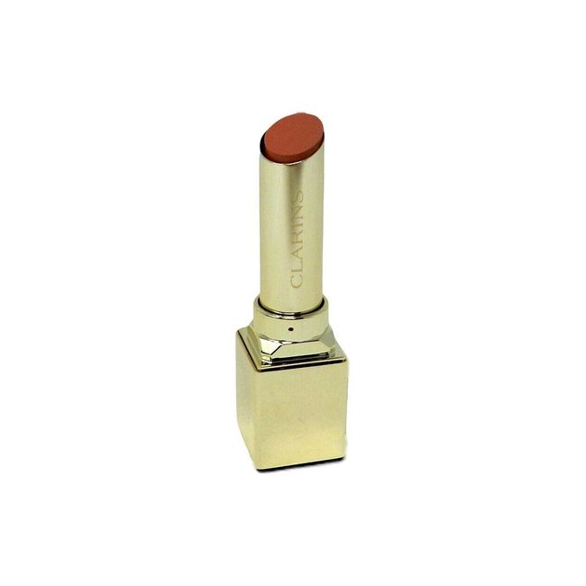 Clarins Satin Finish Age-Defying Lipstick 15 Nude Caramel 0.1 Ounces