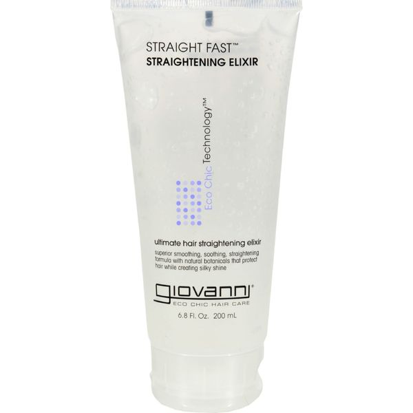 Giovanni: Straight Fast Hair Elixir with Shine, 6.8 oz (12 pack)