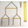 Triple Beam Painted Metal Alloy Spreader Set Authentic Liebherr Yellow 1/50th