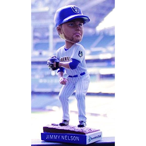 BD&A Jimmy Nelson Bobblehead 2016 Milwaukee Brewers SGA