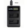 LP-E17 Dual Channel LCD USB Charger for Canon Eos 750D, Eos 760D, Eos M3 Camera and More