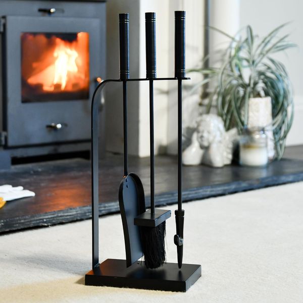 Black Arm Contemporary Companion Set 520mm