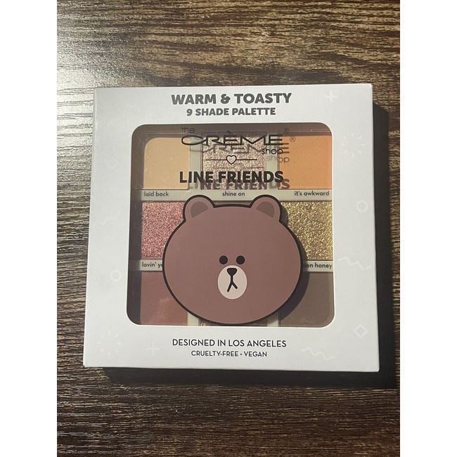 The Crème Shop LINE FRIENDS WARM & TOASTY Eyeshadow Palette