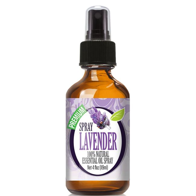 Lavender Spray 4oz Spray – Water Infused with Lavender Spray 4oz Essential  Oil - 4oz Bottle by Healing Solutions