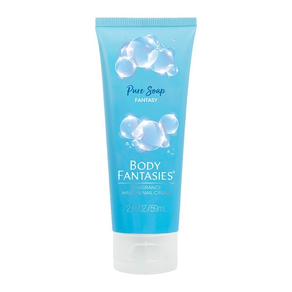 Body Fantasy Fragrance Hand & Nail Cream, Pure Soap, 2.0 fl oz (59 ml)