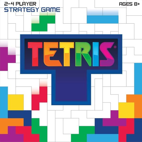 Buffalo Games - Tetris - Strategic Puzzle Game - Great for Family or Adult Game Night - Ages 8 and Up - 2 to 4 Players