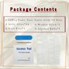 CHAONENG 24pc Black Matte Press-on Nails Kit with Glue, Tabs, File & 12 Sizes