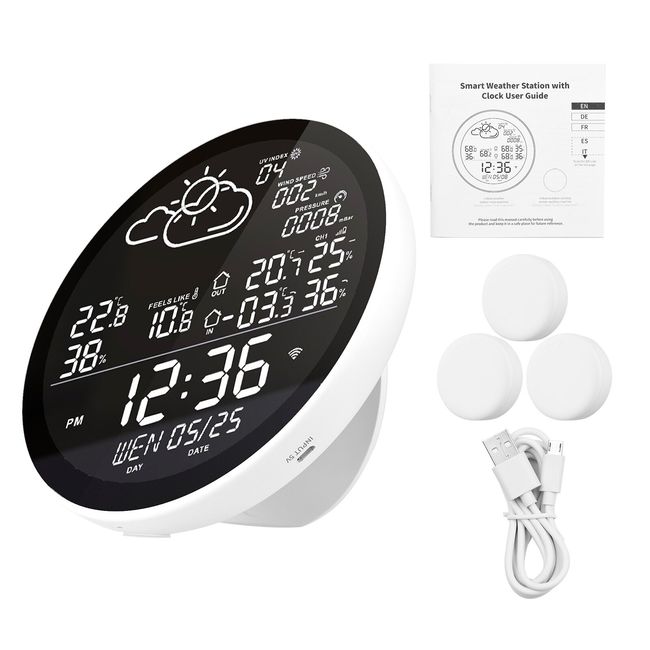 Dekala WiFi Hygrometer Thermometer Wireless Weather Station, 3