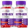 Ultra Quick Keto ACV Gummies, Max Strength Official, Dietary Supplement (2 Pack)