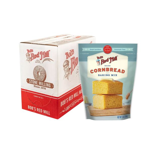 1x Bag Bob's Red Mill Golden CornBread Baking Mix 13 oz