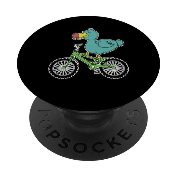 Dodo with Bicycle PopSockets Adhesive PopGrip
