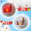 CocCCoon Ghost 3D LED Night Light for Indoor Decorations - Flickering Campfire Flame Xmas Nightlight