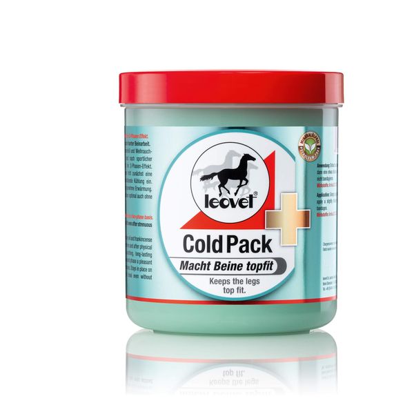 Leovet Cold Pack | 500 ml | Balm for Horses | Supports Muscles and Agility | Contains Arnica, Rosemary, Menthol and Frankincense Resin | Long Lasting Cooling