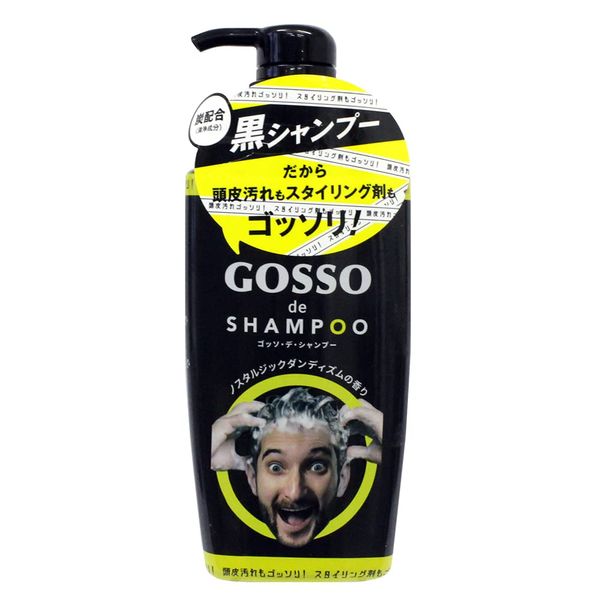 GOSSO de SHAMPOO Shampoo, 16.9 fl oz (500 ml)