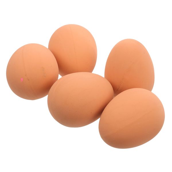 Angoily 5pcs Pet Egg Toy Dog Egg Toy Dog Grinding Toy Dog Egg Ball Bouncy Balls Small Dog Toys Pet Pacifier Dog Squeaky Toys Bouncy Eggs Ball Dog Bite Toy Jolly Egg Rubber Dog Ball The Cat