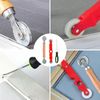 3 Pieces Installation Door Window Screen Wheels, Roller Puller Wheel Mosquito Net, Hook for Rubber Strip, Screen Rolling Roller Tool Set, for Screen Installation