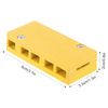 Keenso E Connection Box, Electrical Motor Controller Wire Connection Box 5 Pole Wire Connector Box for E